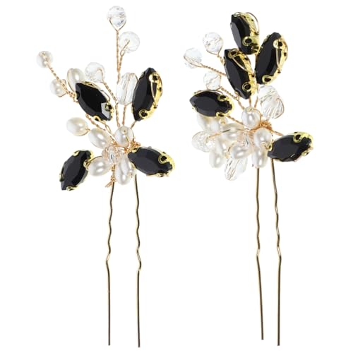 SAFIGLE Haarnadeln Mit Perlen Vintage Haarstäbe Für Frauen Retro Stil Haarspangen Haarnadeln Chinesisch Haarstyling-accessoires von SAFIGLE