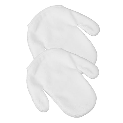 SAFIGLE 1 Paar Pflegehandschuhe Dusch Und Gesichtswaschhandschuhe Peeling Handschuhe Damen Entferner Rosa Peeling Sanftes Peeling Gesichtspflege Für Frauen Entfernung Einfache von SAFIGLE