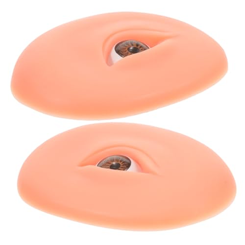 SAFIGLE Silikon Make up Übungsboard Für Augenbrauen Und Lidschatten 5d Augen Make up Haut Realistisches Übungstool Für Anfänger Künstliche Silikonhaut Und Technik von SAFIGLE