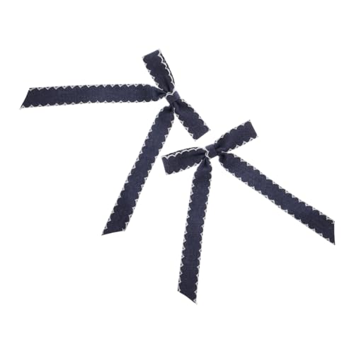 SAFIGLE 1 Paar Schleife Haarnadel Quastenhaarklammern Haarschleifen Für Frauen Mädchen Fliege Haarspangen Bowknot-haarspangen Mädchenschleifen Für Haare Schleife Haarspange Stoff von SAFIGLE