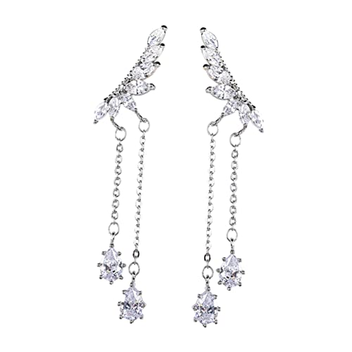 SAFIGLE Elegante Wassertropfen-ohrringe Mit Damenschmuck Für Partys Ideales Brautaccessoire von SAFIGLE