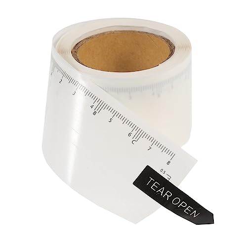 SAFIGLE 1 Rolle Einweg Augenbrauen Maßband Aufkleber mit Schablonen für Symmetrisches Augenbrauenzeichnen Hautfreundliche Selbstklebende Schablonen für Präzise Augenbrauenformen und von SAFIGLE