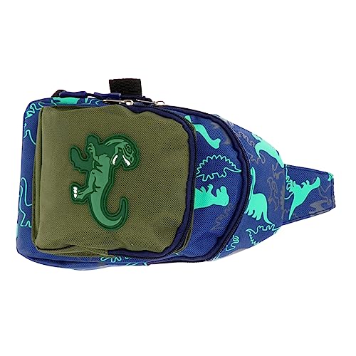 SAFIGLE 1 STK Dinosaurier-gürteltasche Für Kinder Dinosaurier-Brusttasche Cartoon-Rucksack Umhängetasche Cartoon Kinderbeutel Kinder-Cartoon-gürteltasche Karikatur Kleinkind Fanny Nylon von SAFIGLE