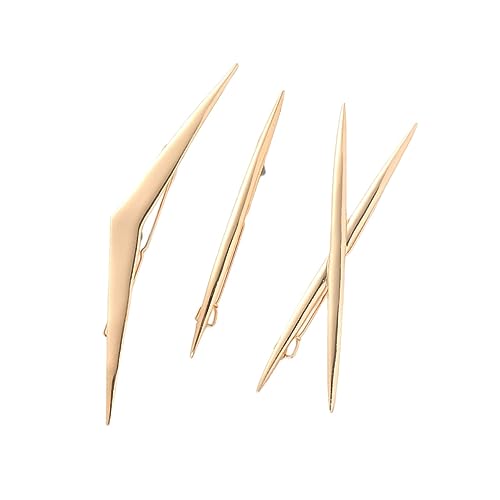 SAFIGLE Geometrische Haarspangen Für Frauen Schicke Legierung Haarnadel-accessoires Einfache Haarklammern Für Mädchen Und Alltag von SAFIGLE