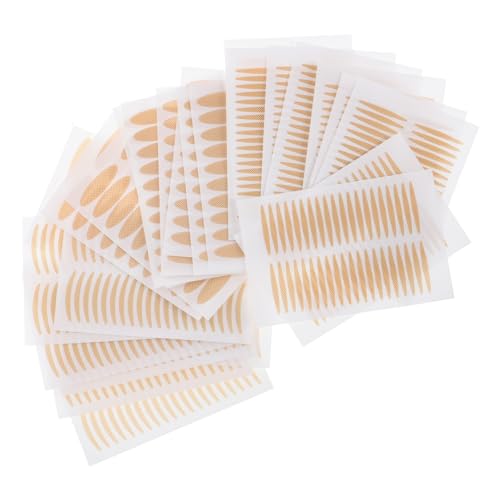 SAFIGLE 1 Satz Doppelter Augenlidaufkleber Herabhängender Augenlidheber Lidband Lidheberstreifen Mit Kapuze Für Schlupfaugen Augenlider Klebeband Eyeliner-band Doppelte Augenlidfaser Khaki von SAFIGLE