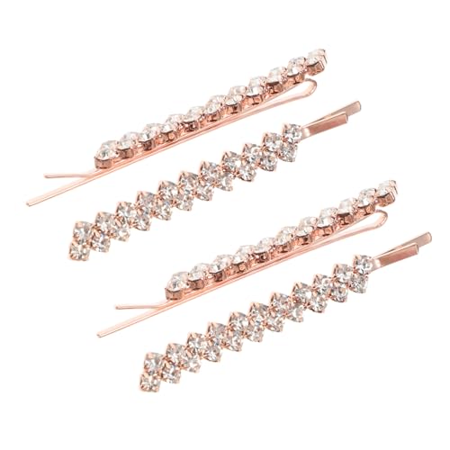 SAFIGLE 1 Satz Haarnadeln aus Metall mit Kristallverzierung Haarklammern für Hochzeiten Partys für Damen von SAFIGLE
