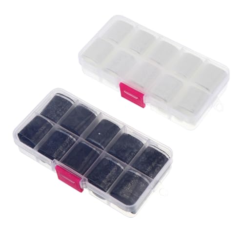 SAFIGLE 1 Satz Nail Transfer Film Sticker Ballerina Kunstnägel Mit Schwarzem Und Weißem Lace Selbstklebende Nagelkunst Für Maniküre Und Diy Nail Art Zuhause 2boxen von SAFIGLE