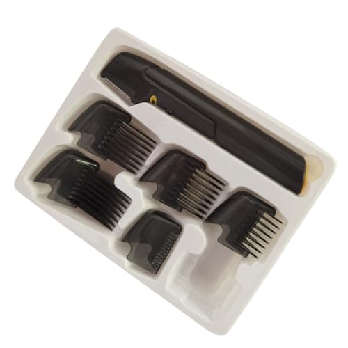 SAFIGLE 1 Satz Rechargebare Haarschneidemaschine für Herren Einstellbare Ergonomisches Design Kammaufsätze für Zuhause und Reisen Anfänger und Profis von SAFIGLE