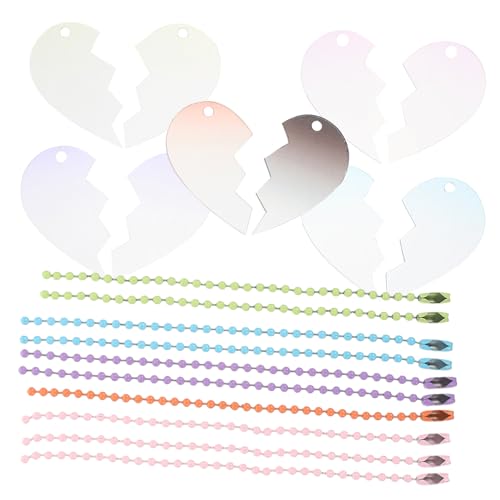 SAFIGLE 1 Satz Schlüsselanhänger selber Machen dekorativer Schlüsselanhänger Leere Schlüsselanhänger für Vinyl festlich uniqone Bunte Schlüsselanhänger dekorativer Taschenanhänger Acryl von SAFIGLE