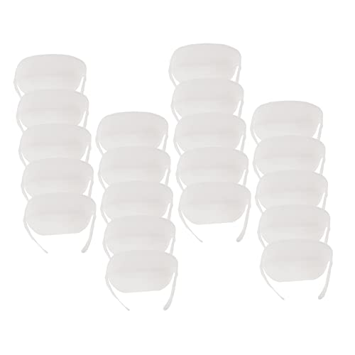 SAFIGLE 1 Satz Schweißabsorbierende Aufkleber Für Frauen Unter Den Armen Hemd Kragen-schweiß-pad Schweißabsorbierendes Pad Saugfähig Unterarm Männer Liner Staubfreies Papier 20 Stück von SAFIGLE