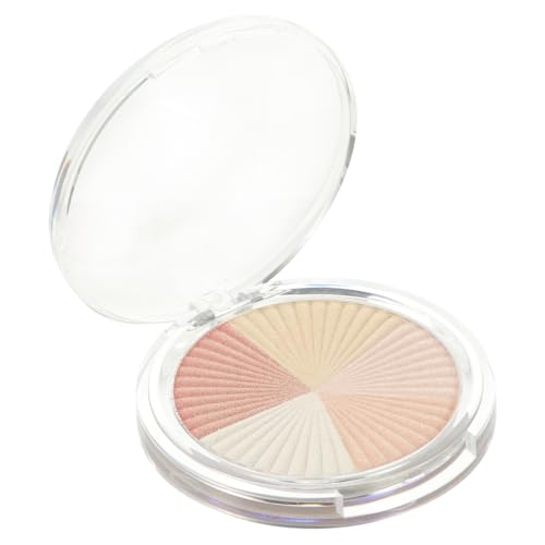 SAFIGLE 1 Schachtel Puder Hervorheben Highlight-puder Für Das Gesicht Frauen Gesicht Make-up Schimmerpuder Für Das Gesicht Highlight Gepresstes Pulver Aufhellendes Pulver Kunststoffschale von SAFIGLE