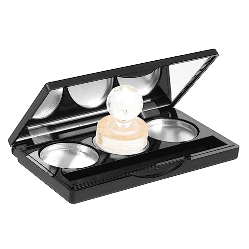 SAFIGLE 1 Set Lidschattenbox Kosmetik Organizer Lidschatten Make Up Lidschattenpalette Textmarker Make Up Leere Lidschattenschale Lidschattenbehälter Make Up Leeres Glas von SAFIGLE