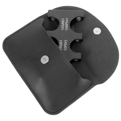 SAFIGLE Münzbeutel Für Damen Mit Knopfverschluss Kleiner Geldbeutel Für Wechselgeld Schlüsseltasche Aus Kunstleder Kompakte Münzbörse Für Reisen Und Alltag von SAFIGLE