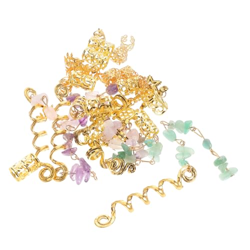 SAFIGLE Haarschmuck Für Frisuren Süße Haaraccessoires Dreadlock-anhänger Dreads-schmuck Haaranhänger Für Frauen Metall Haar-charms Haaraccessoires von SAFIGLE