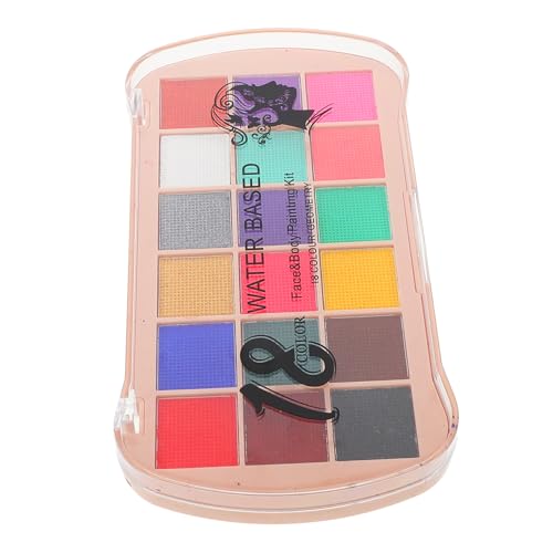 SAFIGLE 1 Set Wasseraktivierte Gesichtsfarbe Gesichtsbemalung Aquarellfarbe Gesichtsbemalungsset Wasser Make Up Pigment Gesichtsaquarellfarbe Bunte Gesichtsbemalung Rosa von SAFIGLE