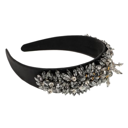 SAFIGLE 1 Stück Barock Stil Haarband für Damen Haaraccessoire mit Glitzersteinchen Vielseitig Einsetzbar für Besondere Anlässe und Leicht und Bequem zu Verschiedene Frisuren von SAFIGLE