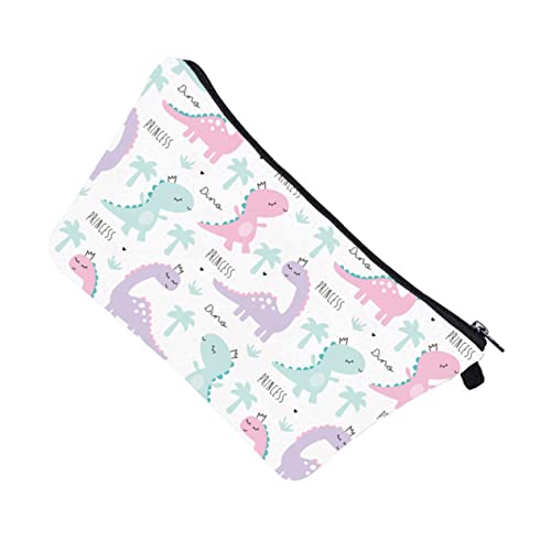 SAFIGLE 1 Stück Dinosaurier Make Up Tasche Süße Geldbörse Aufbewahrung Tier Frauen Geburtstags Organizer Make Up Organizer Tasche Reise Handtasche Organizer Kulturbeutel von SAFIGLE