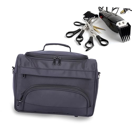 SAFIGLE 1 Stück Friseur-Kit Tasche Styling Bausatz Barbier Haarschneide-Set Organisator für Haarschmuck Werkzeug hält Reisen Zubehör Organizer für Friseursalonausrüstung Schwarz von SAFIGLE