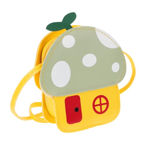 SAFIGLE Junge Mädchen-pilztasche Cartoon-wechseltasche Münztasche Modische Geldbörse Umhängetasche Für Junge Mädchen Aus Hochwertigem Pu-Material Zur Aufbewahrung Von Kleingeld Snacks Und von SAFIGLE