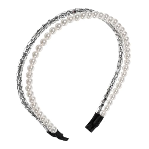 SAFIGLE 1 Stück Strass-stirnband Stirnbänder Frauen Spitze Doppelt Hochzeit Haarband Mädchen Verschönert Funkelnd Farbig Damen Trendy Haarschmuck Legierung Schwarz SAFIGLE 1 Stück Strass-stirnband Stirnbänder Frauen Spitze Doppelt Hochzeit Haarband Mädchen Verschönert Funkelnd Farbig Damen Trendy Haarschmuck Legierung Schwarz von SAFIGLE