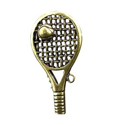 SAFIGLE Eleganter Tennisschläger-schlüsselanhänger Hochwertige Messing-Handarbeit Für Stilvolle Dekoration von SAFIGLE