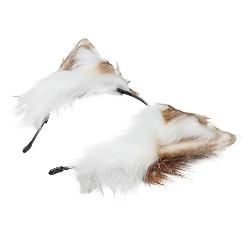 SAFIGLE Dekoratives Tierohren Haarband Cosplay für Erwachsene Flauschiges Festival Stirnband Süßes Kostüm Haaraccessoire für Partys und Bühnenauftritte Unisex Kopfbedeckung von SAFIGLE