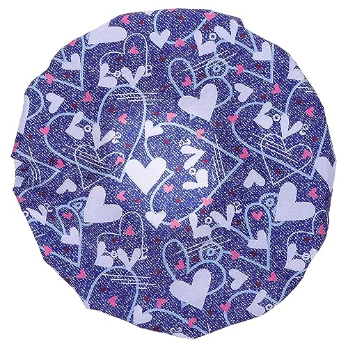 SAFIGLE 1 Stück Wasserdichte Duschhaube Mit Kapuze Duschkappen Duschkappe Für Haare Männer Shampoo-kappen Erwachsene Netz-plopping-cap Haar Schönheit Hut Blue Morgen von SAFIGLE