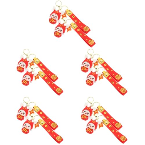 SAFIGLE 10stücke Niedlicher Kaninchen Schlüsselanhänger Für Taschen Und Perfektes Neujahr Für Geburtstagsfeiern Deko Für Schlüssel Und Handtaschen von SAFIGLE