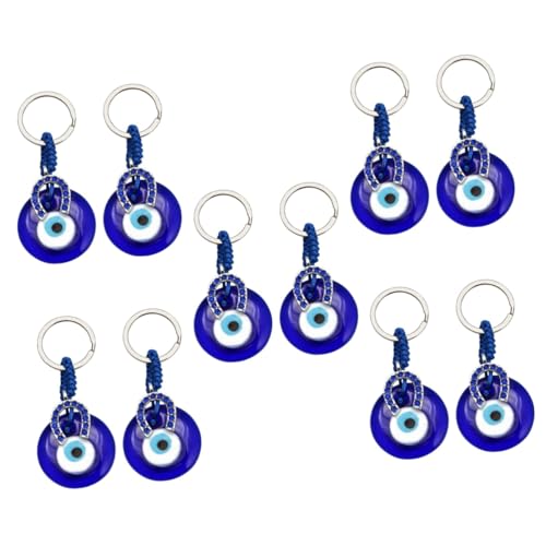 SAFIGLE 10stücke Evil Eye Schlüsselanhänger Hochwertiger Und Pack Dekorative Schlüsselanhänger Für Taschen Und Im Modernen Design von SAFIGLE