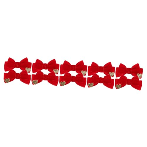 SAFIGLE 10 Stk Haarspange aus Samt Bowknot-Haarnadel Chiffon-Haarschleife Haarspangen Tiara Haarschleifen für kleine Mädchen Schleifen für Mädchen Krawatte Kopfbedeckung Seitenclip Kind von SAFIGLE