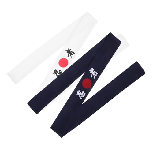 SAFIGLE 10 Stk Stirnband Mit Ninja-print Herren-kopftuch Kochgeschenk Herren Kostüme Japanische Kleidung Ihram-kleidung Für Männer Umrah Männer-bandana Sushi Asien Baumwolle Damen von SAFIGLE