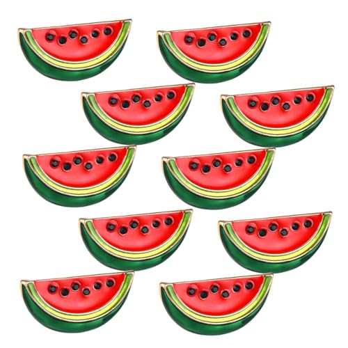 SAFIGLE 10 Stk. Wassermelonenbrosche Wassermelonen-Reversclip Cartoon-Wassermelonen-Brosche Corsage-Brosche Kleid Brosche Clip Brosche Clips Abzeichen Stift Hemdkragen-Clip Zinklegierung SAFIGLE 10 Stk. Wassermelonenbrosche Wassermelonen-Reversclip Cartoon-Wassermelonen-Brosche Corsage-Brosche Kleid Brosche Clip Brosche Clips Abzeichen Stift Hemdkragen-Clip Zinklegierung von SAFIGLE