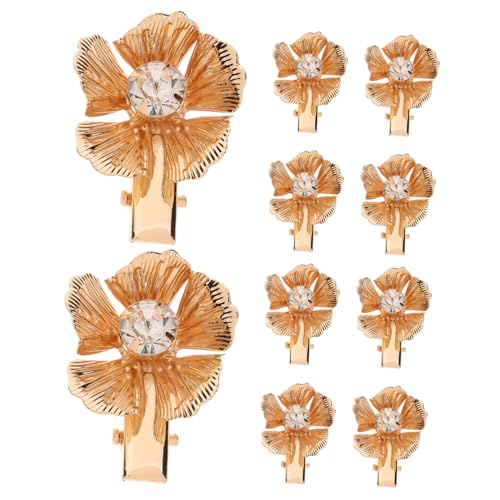 SAFIGLE 10stücke Blumen-haarspangen Für Frauen Blumen Haar-accessoire Haarschmuck Für Blumenmädchen Seitliche Haarspange von SAFIGLE