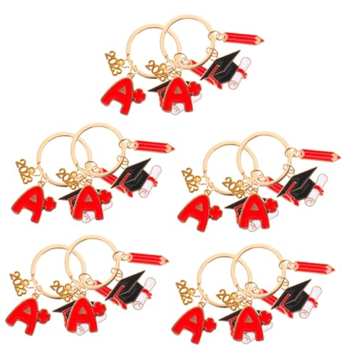 SAFIGLE 10 Stück Doktorhut Schlüsselanhänger 2023 Schlüsselanhänger Abschluss 2023 Abschluss Schlüsselanhänger Absolventen Schlüsselanhänger Erinnerungs Schlüsselanhänger Der von SAFIGLE