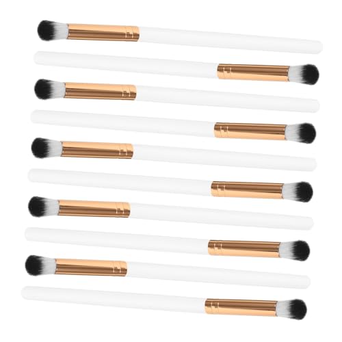 SAFIGLE 10 Stück Make-up Pinsel Make -up -bürsten Lidschatten Schminkpinsel Make -up -pinsel Für Frauen Concealer-mischpinsel Make-up-applikatoren Augen-make-up-pinsel Holzgriff Weiß von SAFIGLE