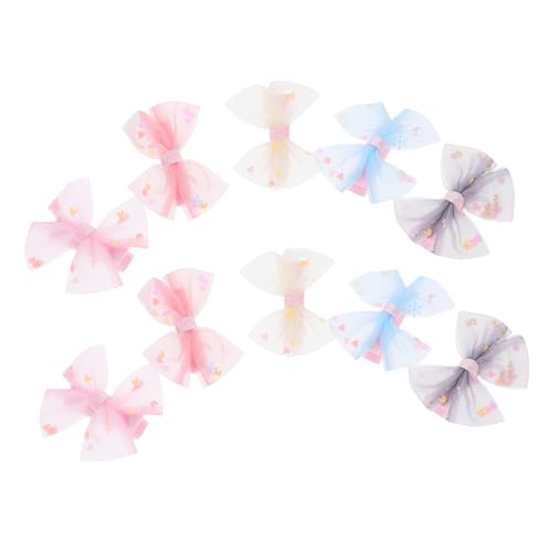 SAFIGLE 10stücke Junge Mädchen Haarclips Haarschleifen Clips Haarspangen Mit Schleife Für Mädchen Zum Fixieren Von Und Lockigem Haar Kopfschmuck Für Alltag Und Anlässe von SAFIGLE