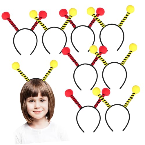 SAFIGLE 10 Stück Stirnband Zubehör Kleid Element Anzug Mädchen Haarpuff Für Kostüm Bumble Zubehör Party Niedlich Halloween Frauen Erwachsene Tuch von SAFIGLE