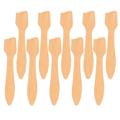 SAFIGLE 10 Stück Teiliges Gesichtsmaske Spatel Set Multifunktionale Hautpflege Löffel für Gleichmäßige Anwendung Tragbar für Cremes und Masken von SAFIGLE