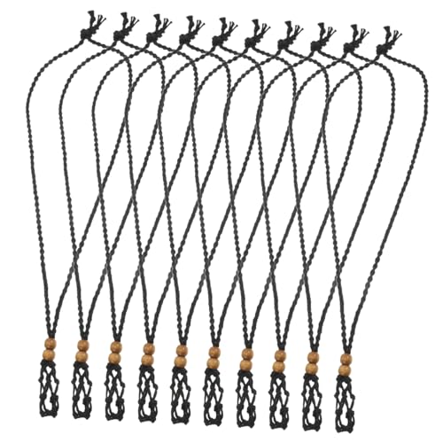 SAFIGLE 10 Stück Teiliges Handgefertigter Halter für Anhänger Verstellbares Netz für Schmuckherstellung Leicht und Vielseitig als für Frauen und Männer von SAFIGLE
