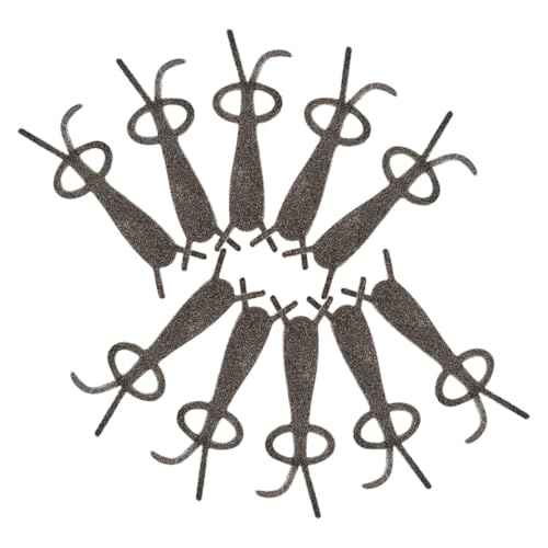 SAFIGLE 10 Stück Teiliges Herzförmiges Y-guide Nagelmagnet mit Hasenmotiv Cat Eye Magnetstab für Gel Polish Originelles DIY Nail Art Werkzeug für Salon und Zuhause von SAFIGLE