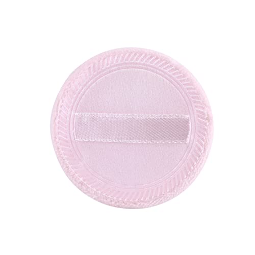 SAFIGLE 10 Stück Waschbare Puderquasten aus Velours für Foundation Make Up zur Haut für Salon Zuhause oder Reisen mit Praktischer Rayon Schlaufe Zufällige Farbe von SAFIGLE
