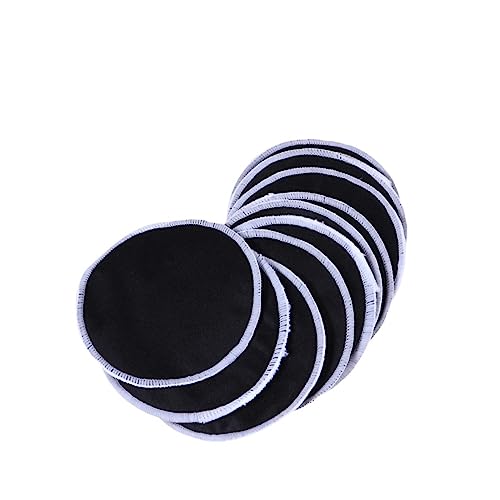 SAFIGLE 10 Stücke Make Up Entferner Pad Hautpflege Waschen Tuch Pad Reinigung Handtuch Tücher Gesicht Make Up Entferner Tuch Schwarz von SAFIGLE