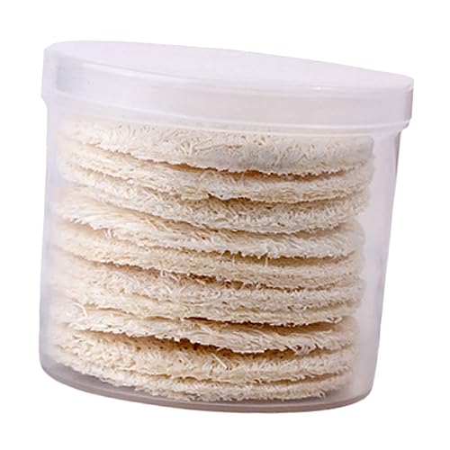 SAFIGLE 10stücke Luffa Make-up Entferner Pads Gesicht Reinigungstücher Stillpads Kosmetik Entfernungspads Für Damen Hautverträglichkeit von SAFIGLE