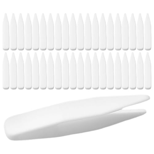 SAFIGLE 100 Stück Kunststoff Pinzettenclips Tragbare Augenlid Klebeband Aufkleber Pinzette Make Up Tool Für Kontaktlinsen Doppelte Augenlid Aufkleber Weiß von SAFIGLE