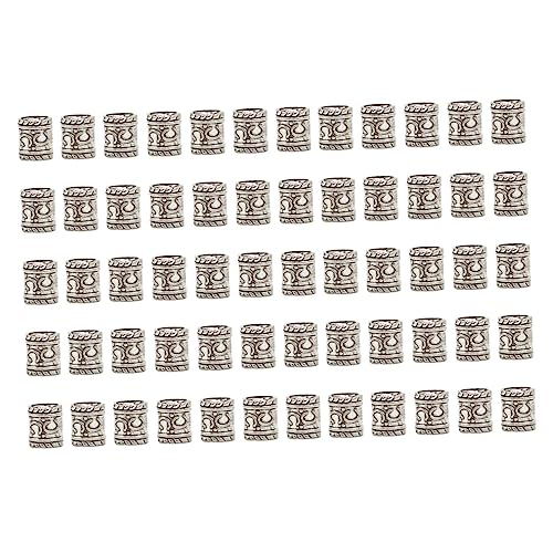 SAFIGLE 100 Stück Vintage Dreadlock Haarschmuck Hohe Dreadlock Ringe Bunte Haar Accessoires für Zöpfe für Festivals und Alltag von SAFIGLE