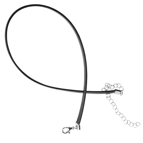 SAFIGLE 10stücke Schwarze Dünne Lederhalskette Für Schlichtes Halloween-kostümzubehör Trendiger Schmuck Für Partys Und Alltagsoutfits von SAFIGLE