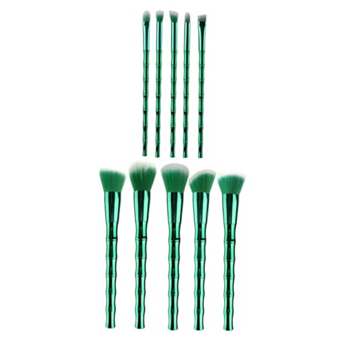 SAFIGLE 10Stücke Make Up Pinselset Teiliges Kit für Foundation Concealer und Lidschatten Leicht zu Reinigen Tragbar und Langlebig Perfektes für Teenager von SAFIGLE