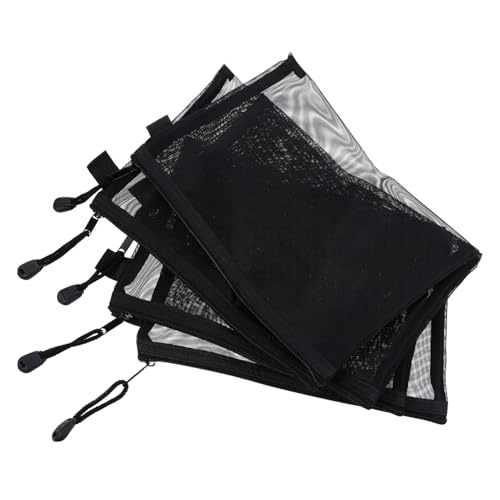 SAFIGLE 10stücke Netztasche Schminktasche Kosmetiktasche Mesh Tasche Reise Organizer Mit Reißverschluss Für Make up Zubehör Stifte Badezimmer Organisation Beutel Pouch von SAFIGLE