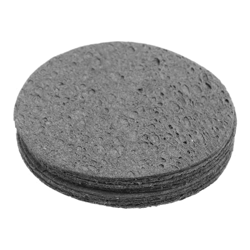 SAFIGLE 10stücke Gesichtsreinigungsschwämme Aus Zellstofffasermaterial Runde Make-up-entferner-peeling-pads Für Empfindliche Haut Geeignet Für Reisen Hause von SAFIGLE