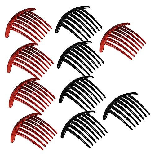 SAFIGLE 10stücke Haarnadelkamm Mit Sieben Zähnen Haarspangenkamm Für Frauen Kunststoffmaterial Ohne Spitze Schlichtes Design Frisurenzubehör Für Partys Und Hochzeiten von SAFIGLE